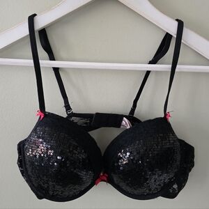 La SENZA 36B Romantic Feminine Valentine's Day Sequin Lace Perfectly Me Bra